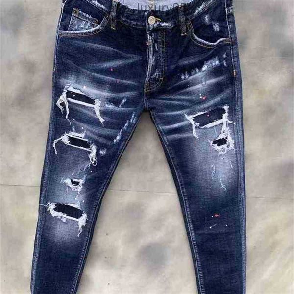 brand italy blue mens jeans pants men slim stretch denim trousers zipper hole pencil pants for men 9131 210716 dsquare d2 dsqs dsq2s c9dr 
brand italy blue mens jeans pants men slim stretch denim trousers zipper hole pencil pants for men 9131 210716 dsquare d2 dsqs dsq2s c9dr