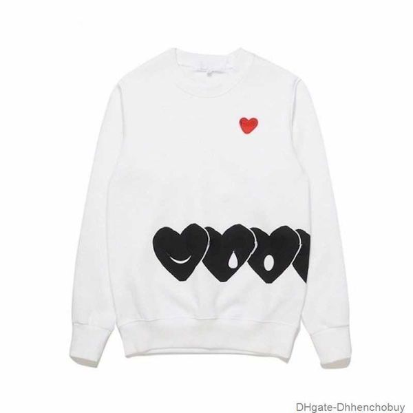 designer hoodie luxury play classic little red heart sweater hooded long sleeve terry cotton couple coat loose fashion trend plush comfy swe, Black
designer hoodie luxury play classic little red heart sweater hooded long sleeve terry cotton couple coat loose fashion trend plush comfy swe, Black