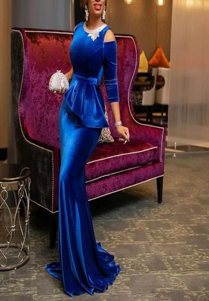 blue velvet long sleeves mermaid evening dresses jewel neck peplum prom gowns plus size sweep train formal dress7532511, Black;red
blue velvet long sleeves mermaid evening dresses jewel neck peplum prom gowns plus size sweep train formal dress7532511, Black;red