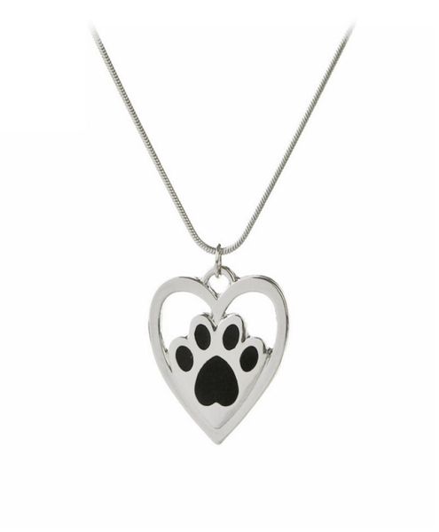 2017 new forever love heart puppy paw pendant necklace pet paw print necklaces cute animal dog cat memorial jewelry5632946, Silver
2017 new forever love heart puppy paw pendant necklace pet paw print necklaces cute animal dog cat memorial jewelry5632946, Silver