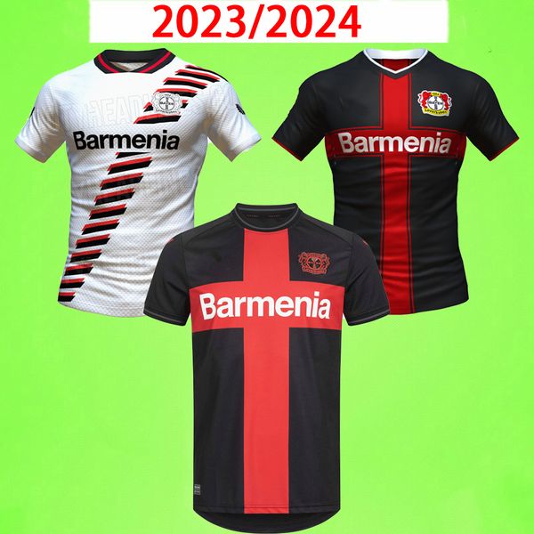23/24 bayer 04 leverkusen home soccer jerseys 2023 2024 demirbay wirtz bakker bailey football shirt home ch aranguiz paulo schick camisetas, Black;yellow
23/24 bayer 04 leverkusen home soccer jerseys 2023 2024 demirbay wirtz bakker bailey football shirt home ch aranguiz paulo schick camisetas, Black;yellow