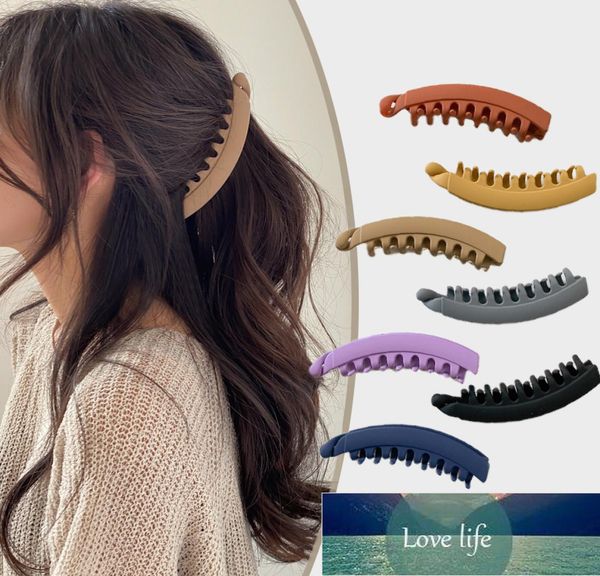 1pc frosted banana hair clip clamp korean hairpin ponytail holder hair claw clips women headwear hair accessories factory ex9479372, Golden;silver
1pc frosted banana hair clip clamp korean hairpin ponytail holder hair claw clips women headwear hair accessories factory ex9479372, Golden;silver