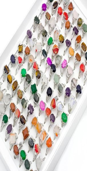 20pcslot mix lot men039s ring natural stone rings for collection lovers whole fashion party gift jewelry7319508, Silver
20pcslot mix lot men039s ring natural stone rings for collection lovers whole fashion party gift jewelry7319508, Silver