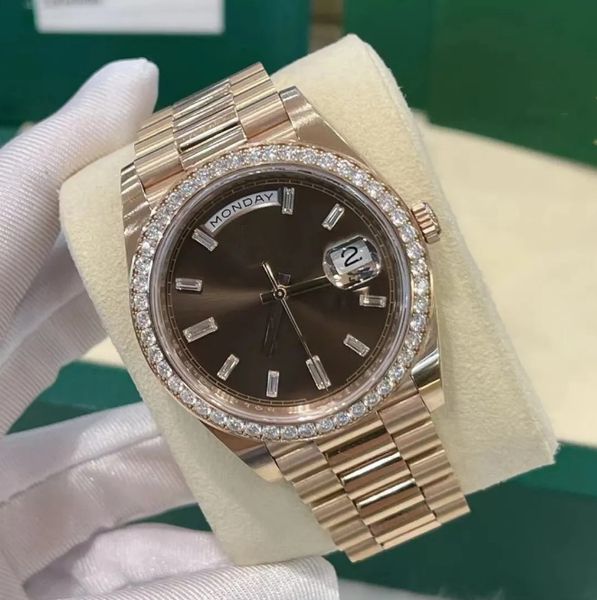 luxury mens watch cal.2823 40mm strap adjustable waterproof 50m m228239 rose gold diamond brown dial mechanical automatic designer gift belt, Slivery;brown
luxury mens watch cal.2823 40mm strap adjustable waterproof 50m m228239 rose gold diamond brown dial mechanical automatic designer gift belt, Slivery;brown