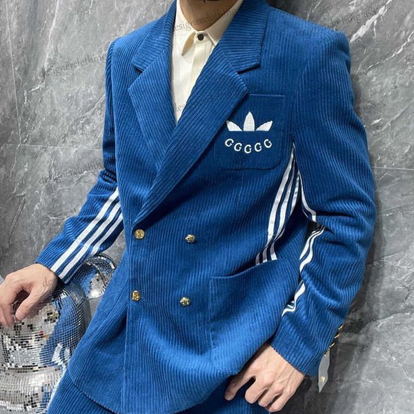 men's jackets corduroy suit tracksuits embroidery co branded series luxury designer jacket man blazer pants two piece set os relaxed fi, Black;brown
men's jackets corduroy suit tracksuits embroidery co branded series luxury designer jacket man blazer pants two piece set os relaxed fi, Black;brown