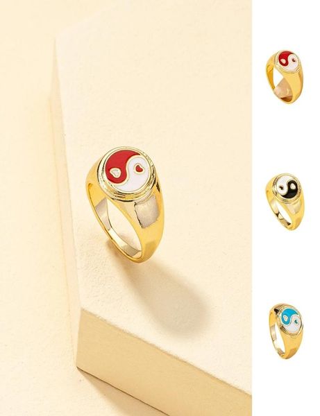 yin yang rings enamel rings dripping heart shape geometry tai chi bagua shape rings women gift jewelry couple finger big ring9122356, Silver
yin yang rings enamel rings dripping heart shape geometry tai chi bagua shape rings women gift jewelry couple finger big ring9122356, Silver
