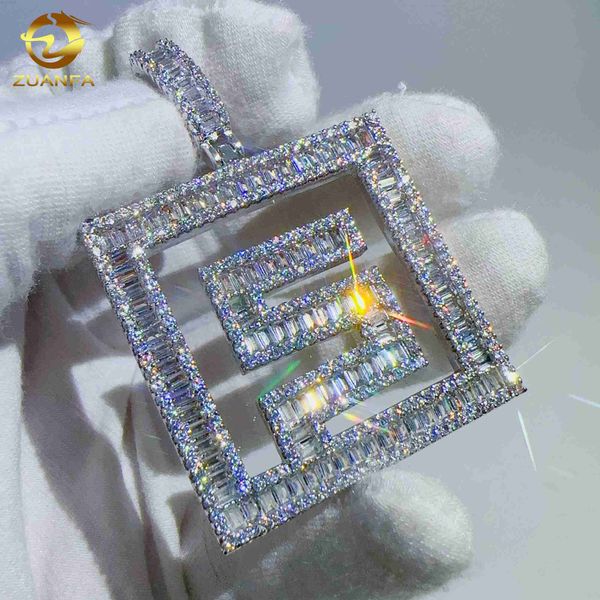designer jewelry 925 sterling silver jewelry custom moissanite pendant hip hop square with letter "s" pendant vvs diamond necklace
designer jewelry 925 sterling silver jewelry custom moissanite pendant hip hop square with letter "s" pendant vvs diamond necklace