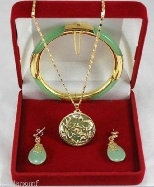 charming green jade dragon phoenix pendants necklace earring bracelet set9704344, Black
charming green jade dragon phoenix pendants necklace earring bracelet set9704344, Black