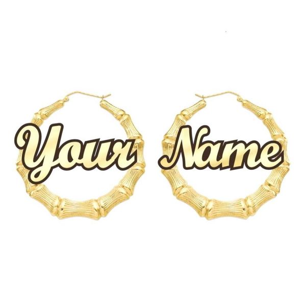 customizable customize name earrings bamboo style custom hoop earrings with statement words cj1911161936606, Golden;silver
customizable customize name earrings bamboo style custom hoop earrings with statement words cj1911161936606, Golden;silver