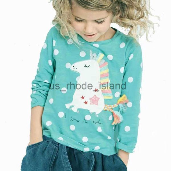 t-shirts baby girls t-shirt long sleeves lovely unicorn blue cotton casual clothes spring and autumn for kids 2-7 year x0714
t-shirts baby girls t-shirt long sleeves lovely unicorn blue cotton casual clothes spring and autumn for kids 2-7 year x0714