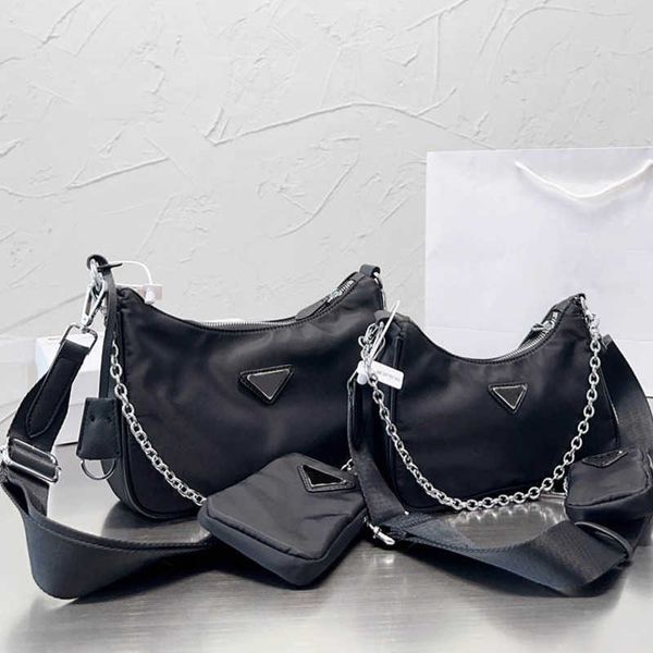 classic designer nylon bag women luxurys crossbody shoulder bags 2000 2005 3pcs chest black canvas zippe belts chains wallets underarm cleo
classic designer nylon bag women luxurys crossbody shoulder bags 2000 2005 3pcs chest black canvas zippe belts chains wallets underarm cleo