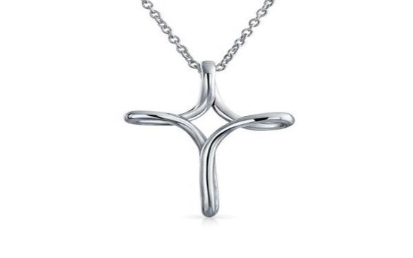 fashion 925 sterling silver plated infinity looped cross pendant necklace for women plain polished 17 inch chain9305931
fashion 925 sterling silver plated infinity looped cross pendant necklace for women plain polished 17 inch chain9305931