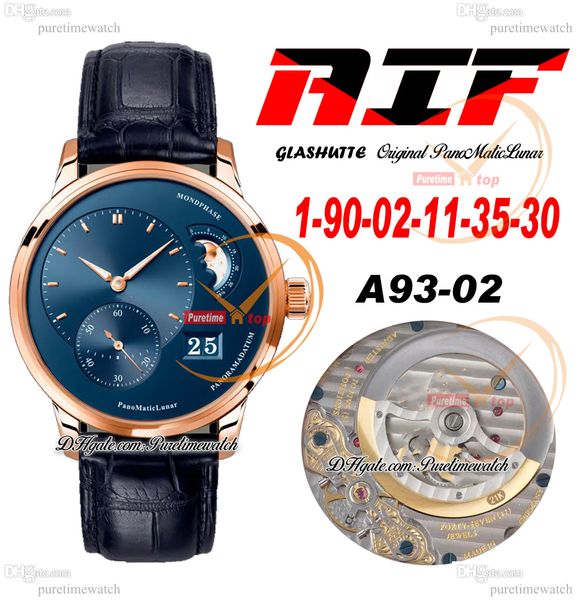 aif panomaticlunar moonphase a93-02 automatic mens watch rose gold blue dial leather strap super version edition herrenuhr reloj hombre watc, Slivery;brown
aif panomaticlunar moonphase a93-02 automatic mens watch rose gold blue dial leather strap super version edition herrenuhr reloj hombre watc, Slivery;brown