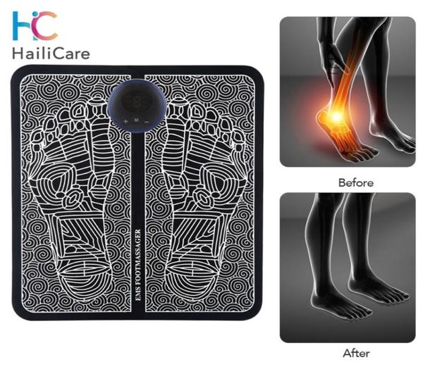 

foot massager electric ems foot massager mat feet muscle stimulator foot massage pad improve blood circulation relieve ache pain h9479891