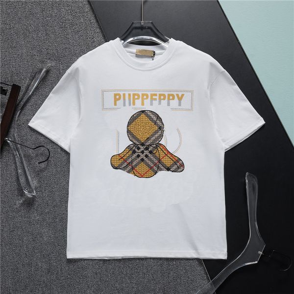 men's designer t-shirt fashion brand men's leisure sports t-shirt luxury letter embroidered clothes for men and women., White;black
men's designer t-shirt fashion brand men's leisure sports t-shirt luxury letter embroidered clothes for men and women., White;black