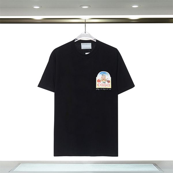 men's t-shirt casa t tennis court pattern design angel cupid print tee casual men's pure cotton loose pullover couple same short s, White;black
men's t-shirt casa t tennis court pattern design angel cupid print tee casual men's pure cotton loose pullover couple same short s, White;black
