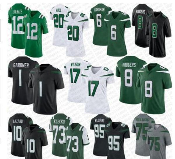 8 aaron rodgers jersey 17 1 zach garrett wilson jets ahmad sauce gardner 13 allen lazard breece hall new yorks mekhi becton quinnen williams, White
8 aaron rodgers jersey 17 1 zach garrett wilson jets ahmad sauce gardner 13 allen lazard breece hall new yorks mekhi becton quinnen williams, White