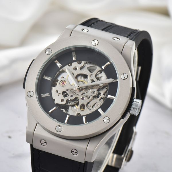 fashion 2023 new men's cutout stainless steel automatic chain mechanical watch sapphire glass rubber leather watchband, Slivery;brown
fashion 2023 new men's cutout stainless steel automatic chain mechanical watch sapphire glass rubber leather watchband, Slivery;brown