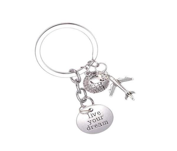 new live your dream pilot dream keychain airplane passport honeymoon travel keychain creative backpack pendant 4069110016, Slivery;golden
new live your dream pilot dream keychain airplane passport honeymoon travel keychain creative backpack pendant 4069110016, Slivery;golden
