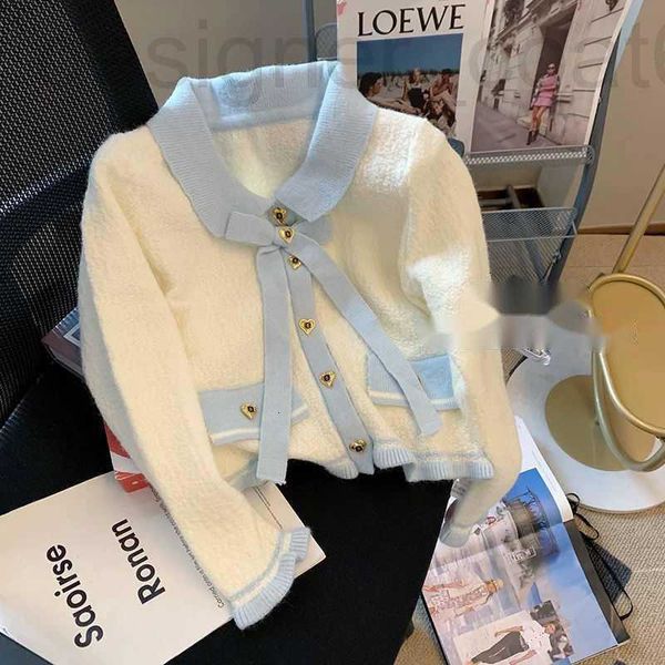 women's sweaters designer cute turn down collar sweater knitted color block cardigan coat sml 0pgj, White;black
women's sweaters designer cute turn down collar sweater knitted color block cardigan coat sml 0pgj, White;black