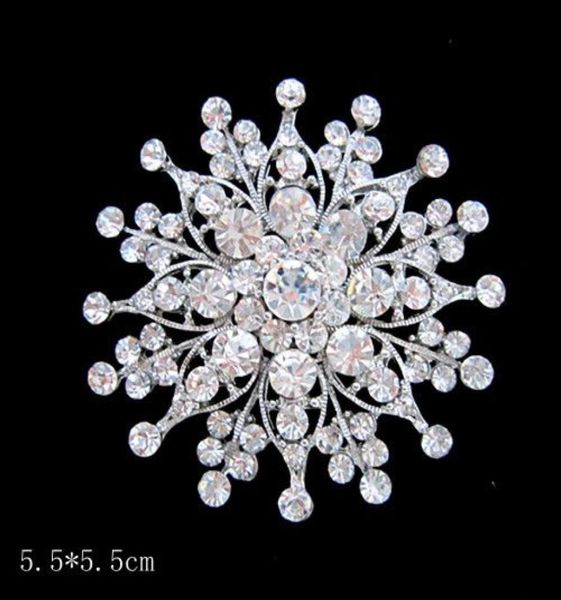 large size silver plated clear rhinestone crystal vintage diamante wedding brooch pin8400261, Gray
large size silver plated clear rhinestone crystal vintage diamante wedding brooch pin8400261, Gray