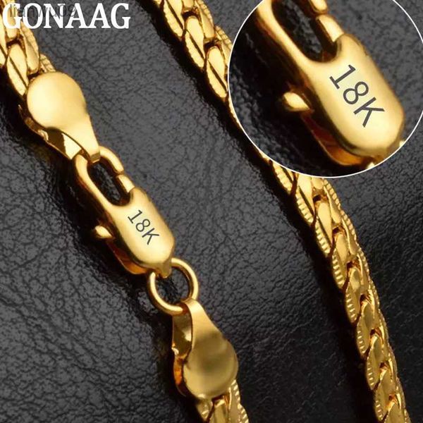s925 sterling silver goldsilver 818202224 inch side chain necklace for women men fashion jewelry gifts l230704
s925 sterling silver goldsilver 818202224 inch side chain necklace for women men fashion jewelry gifts l230704