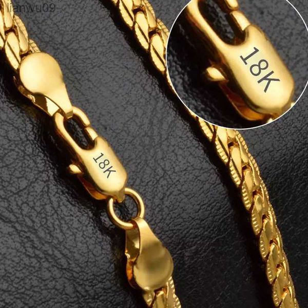 s925 sterling silver goldsilver 8182024 inch side chain necklace for women men fashion jewelry gifts l230704
s925 sterling silver goldsilver 8182024 inch side chain necklace for women men fashion jewelry gifts l230704