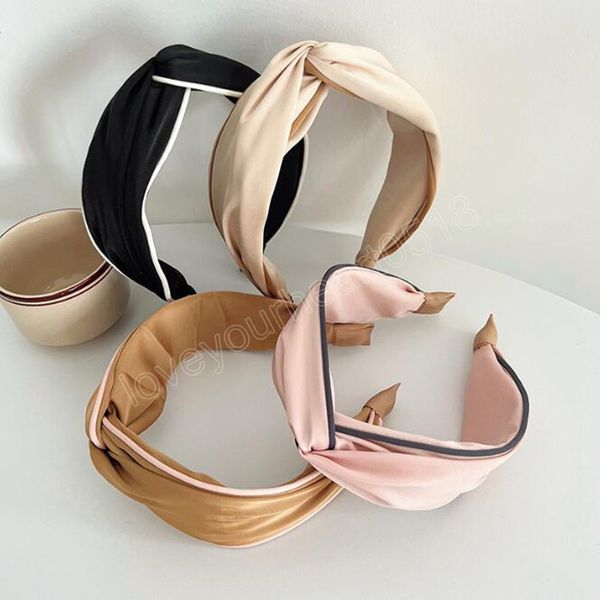 fashion headband for women wide side turban cross knot headwear for light color casual hair accessories, Silver
fashion headband for women wide side turban cross knot headwear for light color casual hair accessories, Silver