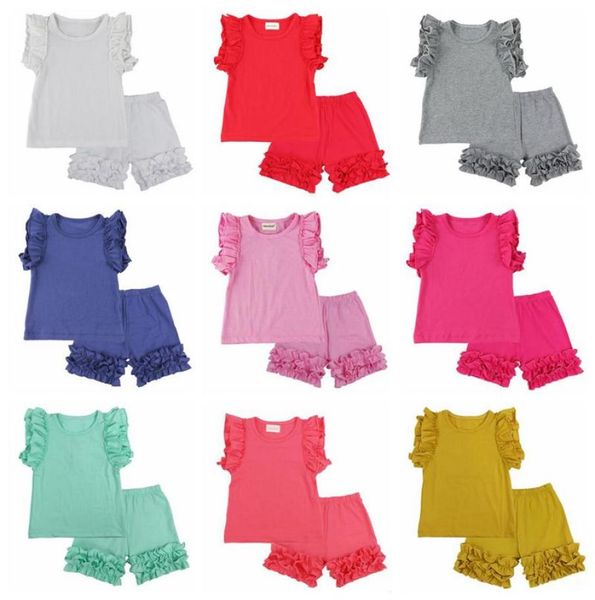 baby girls clothes summer casual twopiece set cotton sleeveless ruffle pants suits boutique solid tshirt shorts clothing se7695777, White
baby girls clothes summer casual twopiece set cotton sleeveless ruffle pants suits boutique solid tshirt shorts clothing se7695777, White