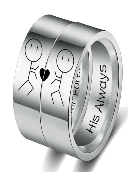 his always her forever couple ring simple wedding engagement lovers rings valentine039s present9934250, Silver
his always her forever couple ring simple wedding engagement lovers rings valentine039s present9934250, Silver