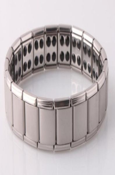 men women quantum bio energy stainless steel stretch link chain bracelet with germanium magnetic stone health jewelry for lovers s4290881, Black
men women quantum bio energy stainless steel stretch link chain bracelet with germanium magnetic stone health jewelry for lovers s4290881, Black