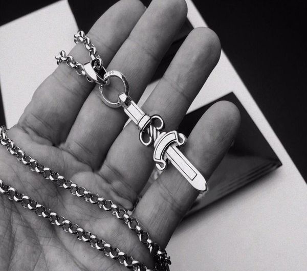 fashion stainless steel pendant necklace chain bijoux for mens and women trend personality punk cross style lovers gift hip hop je7234966, Silver
fashion stainless steel pendant necklace chain bijoux for mens and women trend personality punk cross style lovers gift hip hop je7234966, Silver