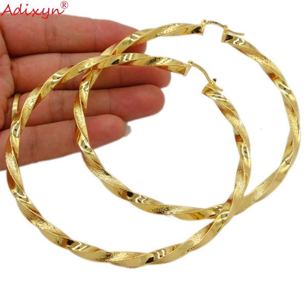 stud adixyn 10cm big circle african earrings for women gold color ethiopian twisted hoop earrings arab jewelry n07101 230712, Golden;silver
stud adixyn 10cm big circle african earrings for women gold color ethiopian twisted hoop earrings arab jewelry n07101 230712, Golden;silver