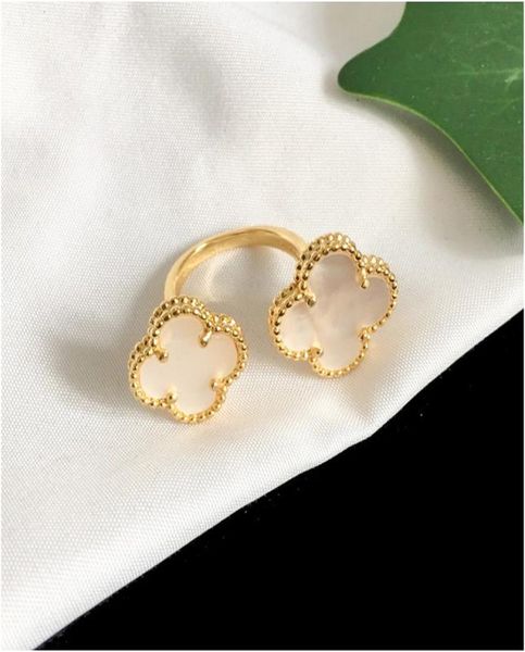 four leaf clover lady gold rings for woman flower rings for women agate shell fashion jewelry for women with boxes whole1901582, Silver
four leaf clover lady gold rings for woman flower rings for women agate shell fashion jewelry for women with boxes whole1901582, Silver