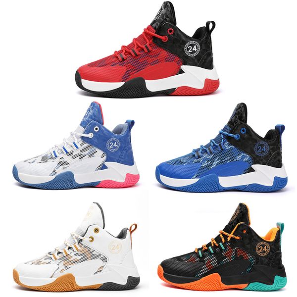 2023 kid basketball shoes boy girl breathable mesh white blue black orange red golden yellow trainers outdoor sports teenager 
2023 kid basketball shoes boy girl breathable mesh white blue black orange red golden yellow trainers outdoor sports teenager