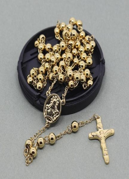 6mm catholic rosary beads chain necklace cross stainless steel necklace men jewelry or women long chain necklace for christmas gif1379179, Silver
6mm catholic rosary beads chain necklace cross stainless steel necklace men jewelry or women long chain necklace for christmas gif1379179, Silver