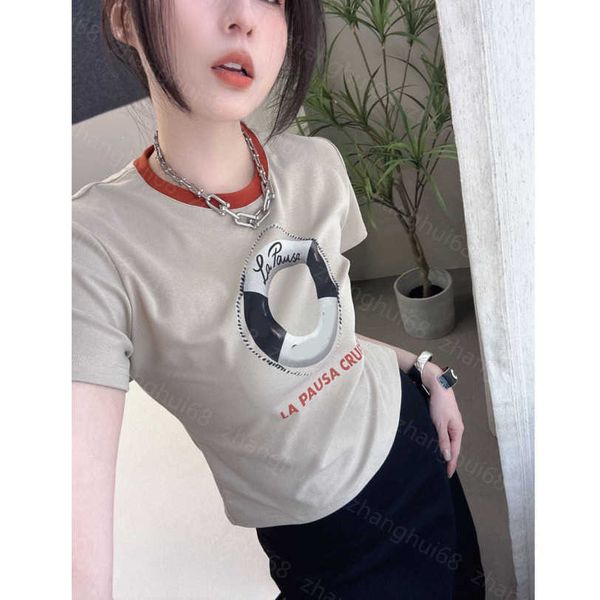 23ss womens t-shirt womens designer clothing tee round neck pure cotton color contrast letter swimming circle pattern print short sleeve t-s, White
23ss womens t-shirt womens designer clothing tee round neck pure cotton color contrast letter swimming circle pattern print short sleeve t-s, White