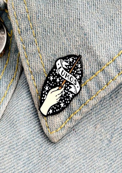 new cartoon lumos magic wand spells magician enamel pins enchanted pentagram sky lapel badges brooches backpack jewelry gift for s4781082, Gray
new cartoon lumos magic wand spells magician enamel pins enchanted pentagram sky lapel badges brooches backpack jewelry gift for s4781082, Gray