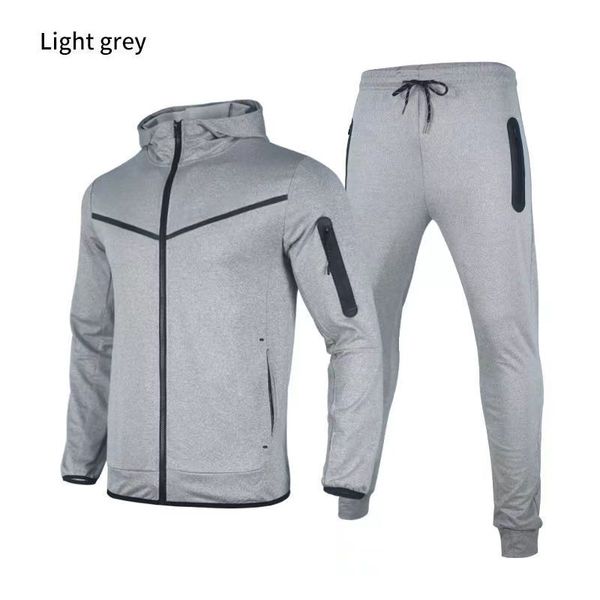 tracksuit designer thin men's sportswear for women zip up hoodie men - long sleeve jacket jogger pants asian fit size -3xl, Gray
tracksuit designer thin men's sportswear for women zip up hoodie men - long sleeve jacket jogger pants asian fit size -3xl, Gray