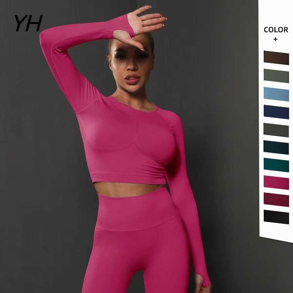 lulu women yoga long sleeve shirt female fitness sportswear gym clothing workout long sleeve yoga shirts crop active wear clothes woman
lulu women yoga long sleeve shirt female fitness sportswear gym clothing workout long sleeve yoga shirts crop active wear clothes woman