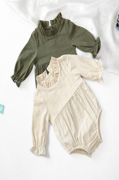 kids cloth girls boys solid colors romper infant toddler ruffle neck jumpsuits summer autumn fashion boutique baby climbing clothe6632415, Blue
kids cloth girls boys solid colors romper infant toddler ruffle neck jumpsuits summer autumn fashion boutique baby climbing clothe6632415, Blue