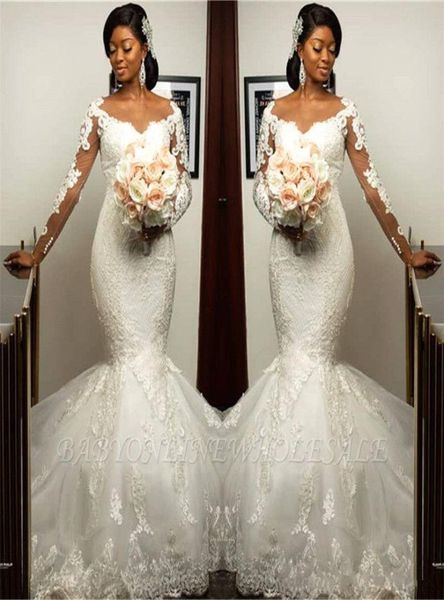 illusion long sleeve mermaid wedding dresses 2020 vestido de novia jewel neck lace applique trumpet african bridal wedding gown8106003, White
illusion long sleeve mermaid wedding dresses 2020 vestido de novia jewel neck lace applique trumpet african bridal wedding gown8106003, White