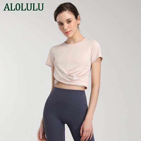 al0lulu yoga outfits short-sleeve t-shirt quick dry fabric breathable women's short navel show running sports yoga, White;red
al0lulu yoga outfits short-sleeve t-shirt quick dry fabric breathable women's short navel show running sports yoga, White;red