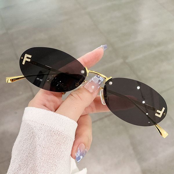 sunglasses 2023 cat eye sun glasses female outdoor shopping shades rimless driving eyewear retro letter oval 230712, White;black
sunglasses 2023 cat eye sun glasses female outdoor shopping shades rimless driving eyewear retro letter oval 230712, White;black