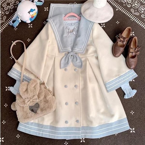 pants 2021 japanese girl sweet style patchwork woolen coat cute woolen jacket winter female cashmere, White
pants 2021 japanese girl sweet style patchwork woolen coat cute woolen jacket winter female cashmere, White