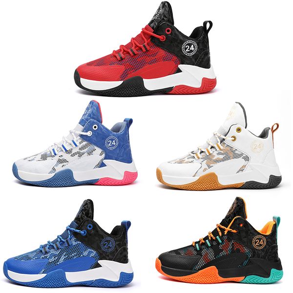 2023 multi-colored children basketball shoes breathable boys white blue black orange red yellow outdoor sports teenagers
2023 multi-colored children basketball shoes breathable boys white blue black orange red yellow outdoor sports teenagers