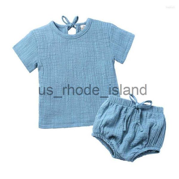 t-shirts clothing sets summer baby boy short sleeve shorts linen cool roupas born children clothes outfit overalls for kids x0714, Blue
t-shirts clothing sets summer baby boy short sleeve shorts linen cool roupas born children clothes outfit overalls for kids x0714, Blue