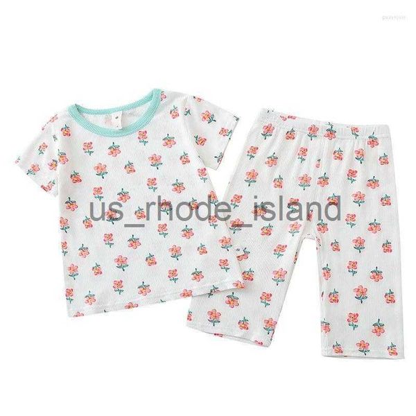 t-shirts clothing sets baby floral t-shirt suit for kids clothes summer thin casual toddler costume girls short sleeved home outfits x0714 x, Blue
t-shirts clothing sets baby floral t-shirt suit for kids clothes summer thin casual toddler costume girls short sleeved home outfits x0714 x, Blue