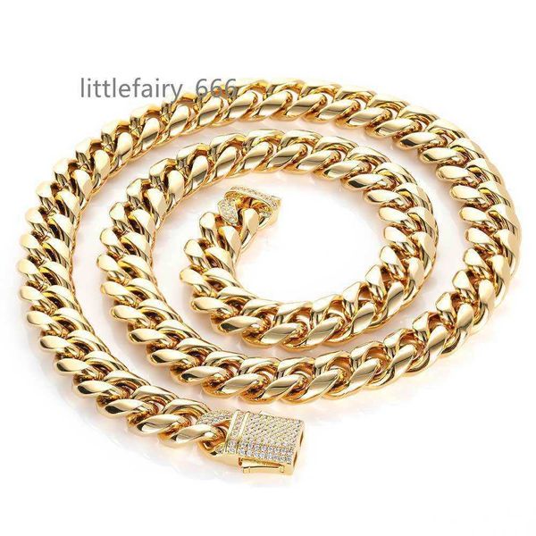 hip hop titanium steel polished miami necklace set with zircon spring buckle stainless ound polished cuban chain, Silver
hip hop titanium steel polished miami necklace set with zircon spring buckle stainless ound polished cuban chain, Silver