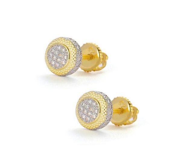 925 sterling silver yellow gold plated iced out bling cz round screw backs earrings for men women jewelry3081254, Golden;silver
925 sterling silver yellow gold plated iced out bling cz round screw backs earrings for men women jewelry3081254, Golden;silver